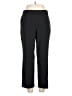 Alfani Solid Black Dress Pants Size 0X - photo 1