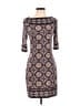 Max Studio Print Burgundy Casual Dress Size S - photo 1