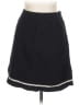 GOELIA Solid Black Casual Skirt Size L - photo 1
