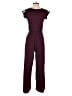 Venus Solid Burgundy Jumpsuit Size XS - photo 2
