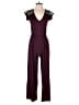 Venus Solid Burgundy Jumpsuit Size XS - photo 1