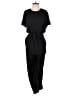 ATM 100% Cotton Solid Black Jumpsuit Size M - photo 1