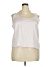 Darling 100% Tencel White Ivory Sleeveless Blouse Size XXL - photo 1