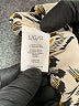 CAbi 100% Polyester Animal Print Ivory Long Sleeve Blouse Size L - photo 8