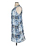 Lyssé 100% Polyester Graphic Blue Casual Dress Size 1X - photo 5
