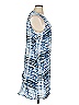 Lyssé 100% Polyester Graphic Blue Casual Dress Size 1X - photo 4