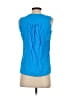 Juniper + Lime 100% Rayon Blue Sleeveless Blouse Size S - photo 2