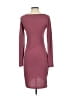 Leith Solid Burgundy Cocktail Dress Size S - photo 2