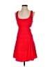 Guess 100% Polyester Solid Red Cocktail Dress Size XS - photo 1