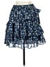 MICHAEL Michael Kors 100% Polyester Floral Blue Casual Skirt Size XS - photo 1