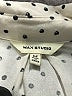 Max Studio 100% Rayon Polka Dots Ivory Long Sleeve Blouse Size M - photo 7