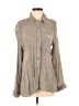 Express Gray Long Sleeve Blouse Size L - photo 1