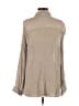 Express Gray Long Sleeve Blouse Size L - photo 2