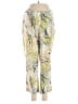 Cache Print Yellow Casual Pants Size 4 - photo 1