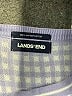Lands' End 100% Cotton Checkered-gingham Blue Purple Pullover Sweater Size XL (estimated) - photo 7