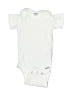 Gerber 100% Cotton Solid White Short Sleeve Onesie Size 3-6 mo - photo 1