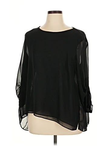 JLo by Jennifer Lopez 3/4 Sleeve Blouse (view 1)