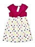 A.T.U.N. 100% Polyester Polka Dots Pink Dress Size 8 - 9 - photo 1