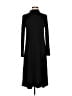 BLANK Solid Black Casual Dress Size S - photo 1