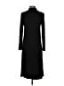 BLANK Solid Black Casual Dress Size S - photo 2