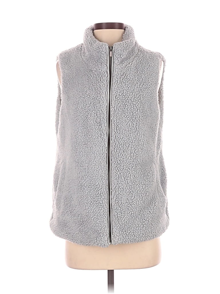 Pre-owned Lulu-b Sweater Vest In Gray