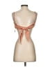 Danielle Bernstein 100% Polyester Orange Sleeveless Top Size XS - photo 2