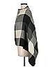 Contempo 100% Acrylic Checkered-gingham Black Tan Poncho One size (estimated) - photo 5