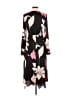 Sofia Jeans by Sofia Vergara 100% Polyester Print Black Casual Dress Size XS - photo 2