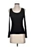Glitz Black Long Sleeve Top Size S - photo 1