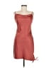 Hello Molly 100% Polyester Solid Orange Cocktail Dress Size 6 - photo 1