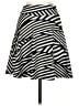 Assorted Brands 100% Polyester Stripes Black Casual Skirt Size EU 34 / US 4 - photo 2