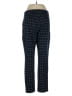 Ecru Plaid Blue Casual Pants Size 12 - photo 2