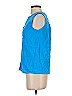 Juniper + Lime 100% Rayon Blue Sleeveless Blouse Size S - photo 5