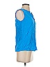 Juniper + Lime 100% Rayon Blue Sleeveless Blouse Size S - photo 4
