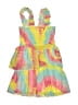 Sara Sara 100% Polyester Tie-dye Yellow Dress Size 3T - photo 2