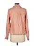 Suede 100% Viscose Pink Long Sleeve Blouse Size L - photo 2