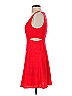 Guess 100% Polyester Solid Red Cocktail Dress Size XS - photo 5