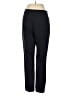 Burberry 100% Wool Solid Black Blue Wool Pants Size 8 - photo 2