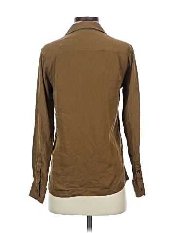 Ralph Lauren Long Sleeve Silk Top (view 2)
