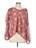 S.Y.L.K. 100% Polyester Pink 3/4 Sleeve Blouse Size L - photo 1