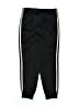 Adidas 100% Polyester Stripes Solid Black Track Pants Size 6 - photo 2