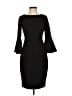 Calvin Klein Solid Black Cocktail Dress Size 4 - photo 1