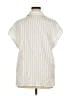 Nine Britton Stripes Ivory Sleeveless Button-Down Shirt Size 1X - photo 2