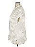 Nine Britton Stripes Ivory Sleeveless Button-Down Shirt Size 1X - photo 5