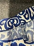 Unbranded Print Blue Casual Pants Size S (estimated) - photo 4