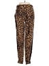 Intermix 100% Silk Animal Print Gold Silk Pants Size P (petite) - photo 2
