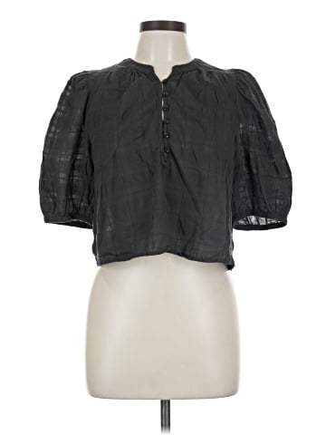 a.n.a. A New Approach Short Sleeve Blouse (view 1)