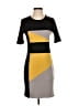 Hem & Thread Color Block Gray Casual Dress Size S - photo 1