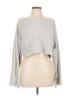 Zara Gray Long Sleeve Top Size L - photo 1