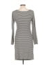 Leith Stripes Gray Casual Dress Size L - photo 2